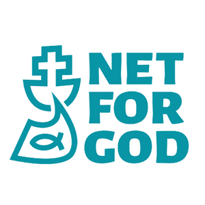 logo de Net for God, réseau mondial de prière pour l'unité et la paix entre les pays, les cultures et les confessions chrétiennes.